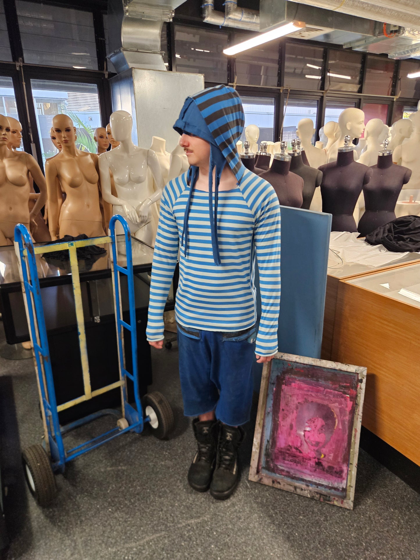 Baby blue fitted longsleeve