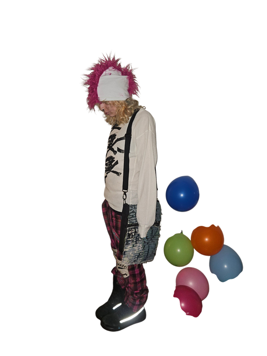 Mohawk skully (Pink mohawk)