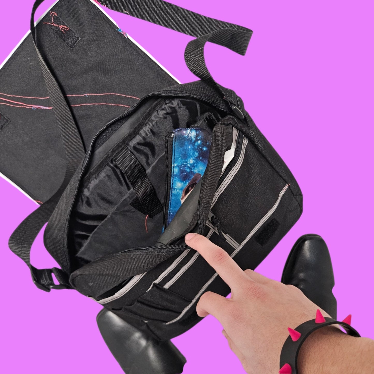 Boro messenger bag