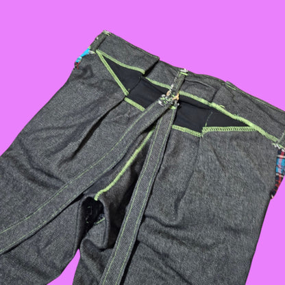 Nautical boro bondage jeans