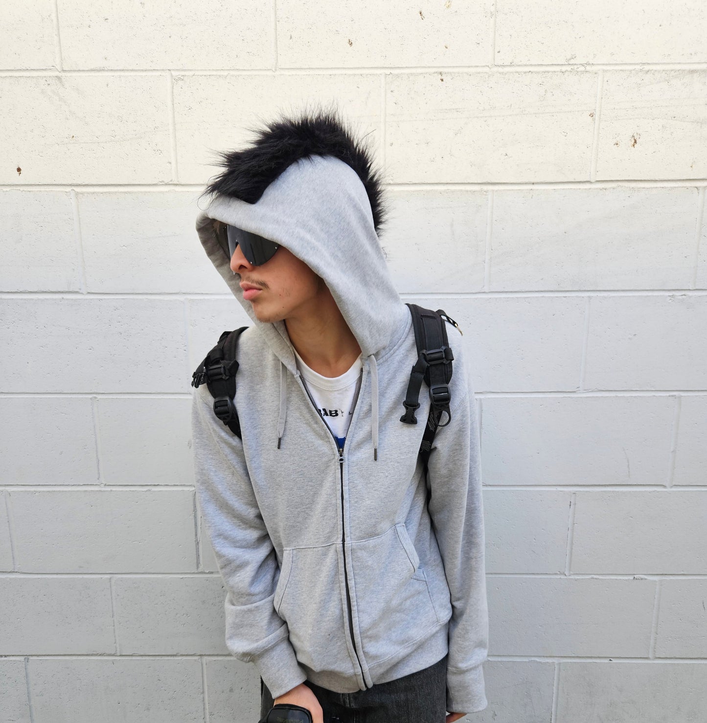 Mohawk Hoodie Grey