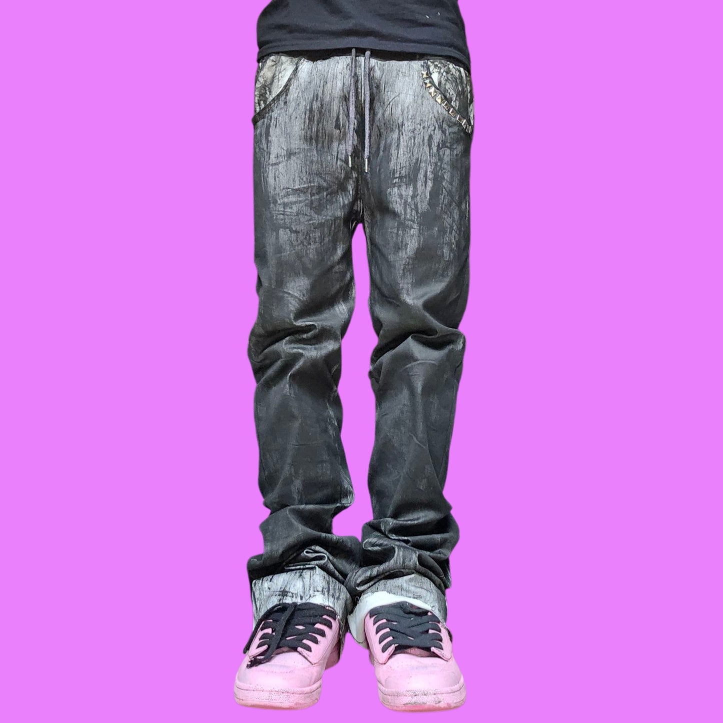 "Tar" slim cut denim