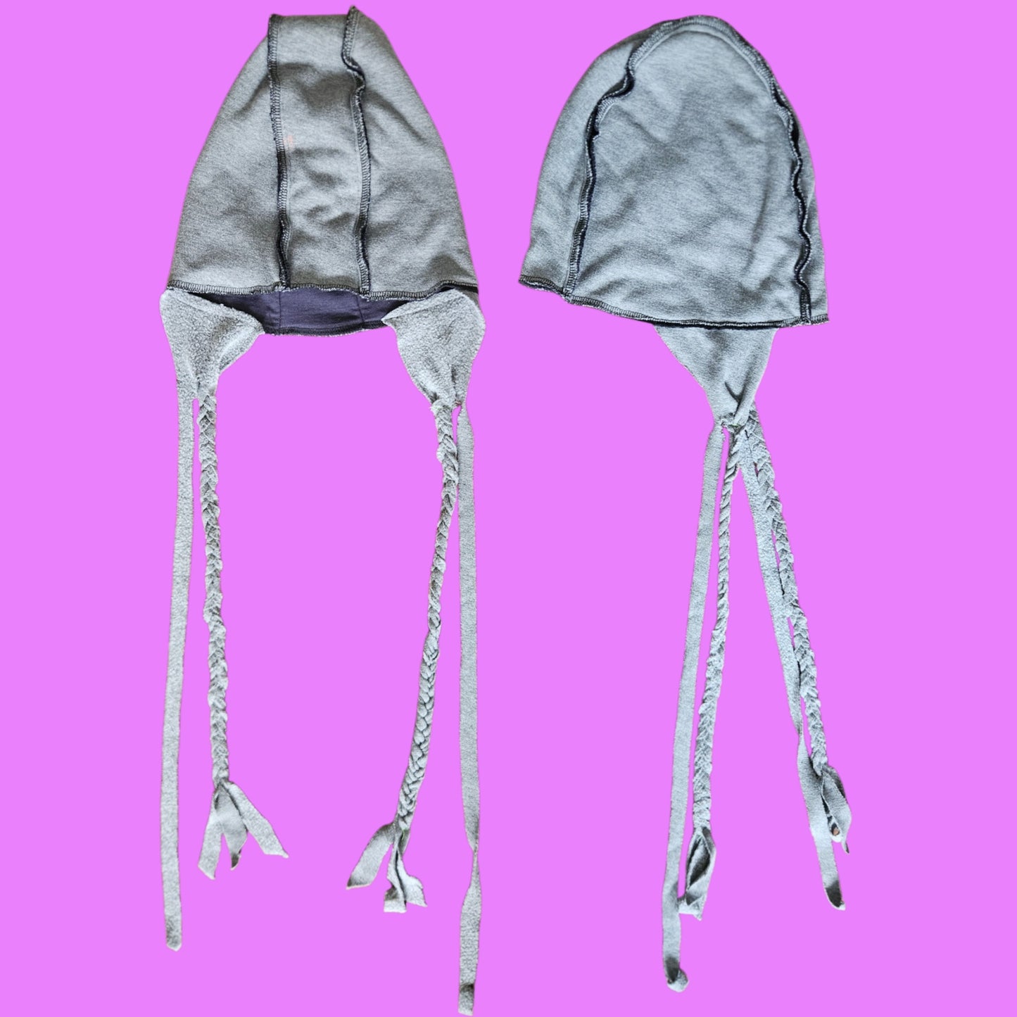 Braided esqo skullcap (mearl grey)
