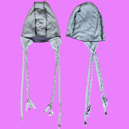Braided esqo skullcap (mearl grey)