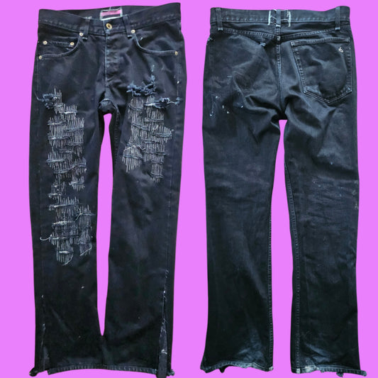 Handmade Scarstitch denim
