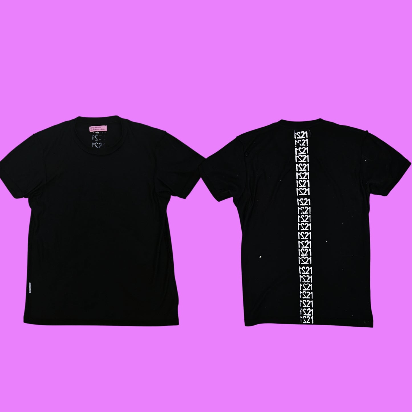 1221 spine tee black