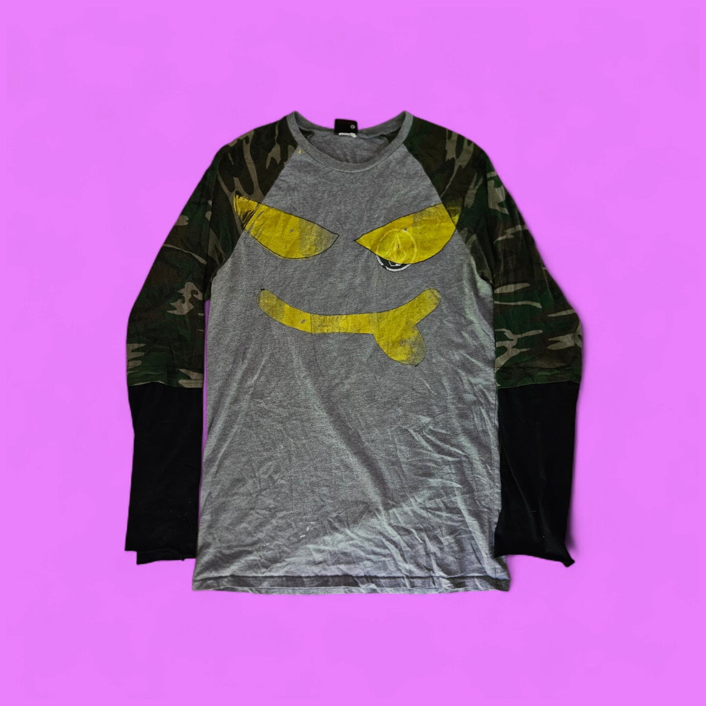 Face logo tee camo (Size XL)