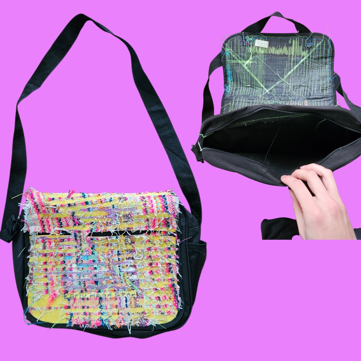 Boro messenger bag (Banana)